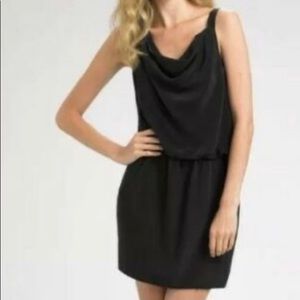 Theory cotton black dress with pockets